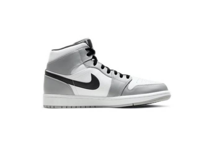 Pánske športové topánky Air Jordan 1 Mid Light Smoke Grey vysoké