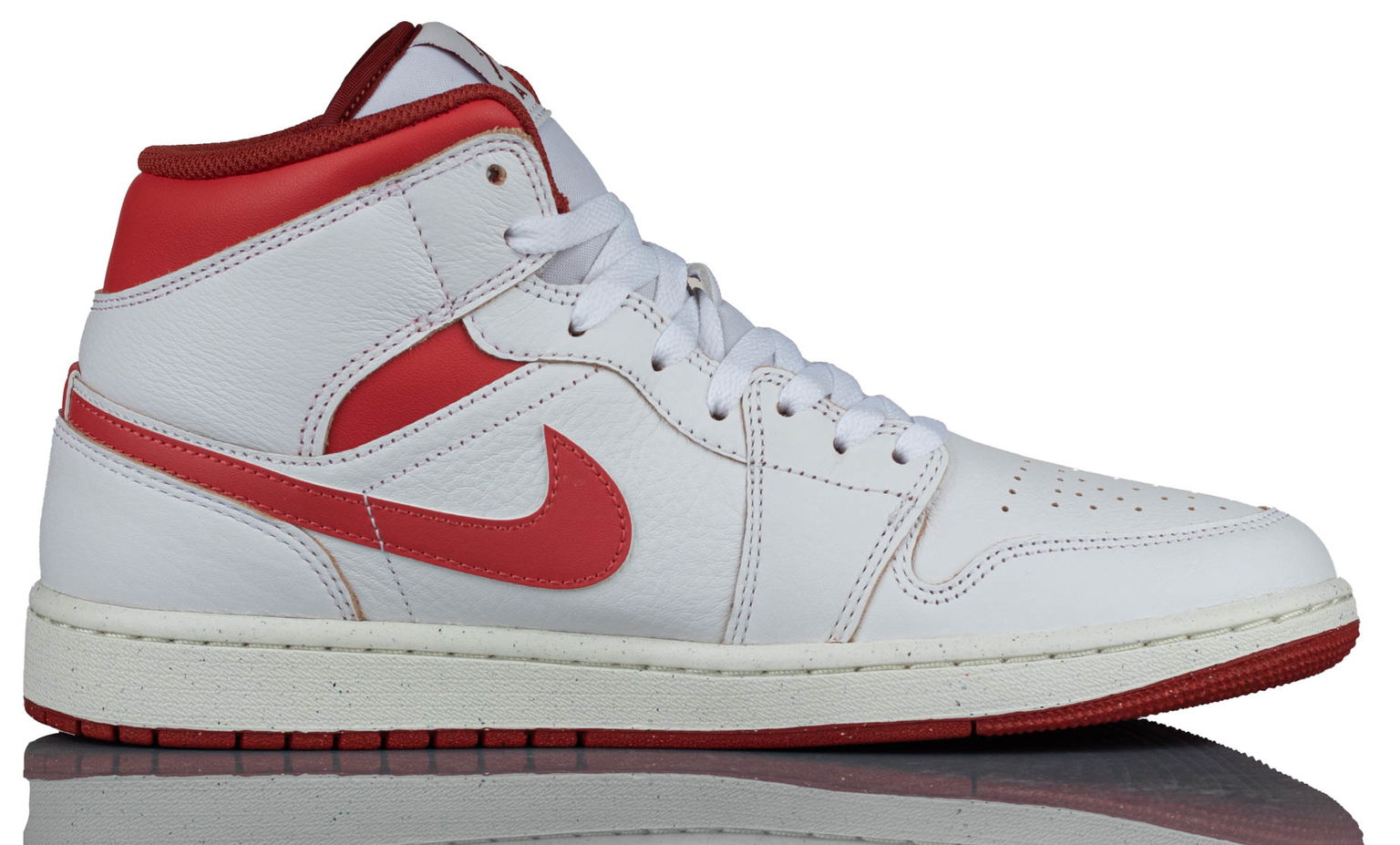 Pánske športové topánky Biele Air Jordan 1 Mid veľ. 46