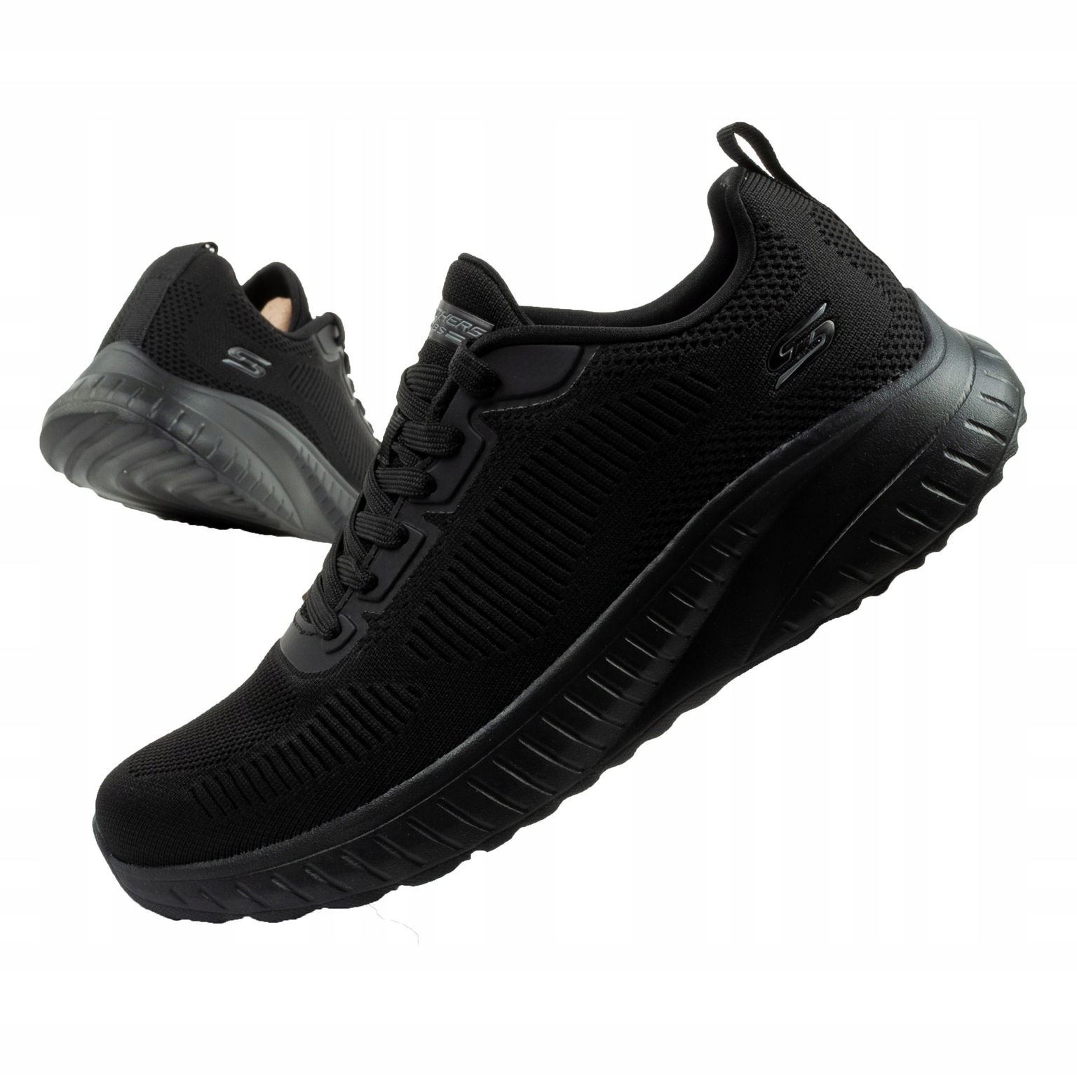 Pánske športové topánky Skechers Bobs Squad Chaos veľ.46 čierne ľahké