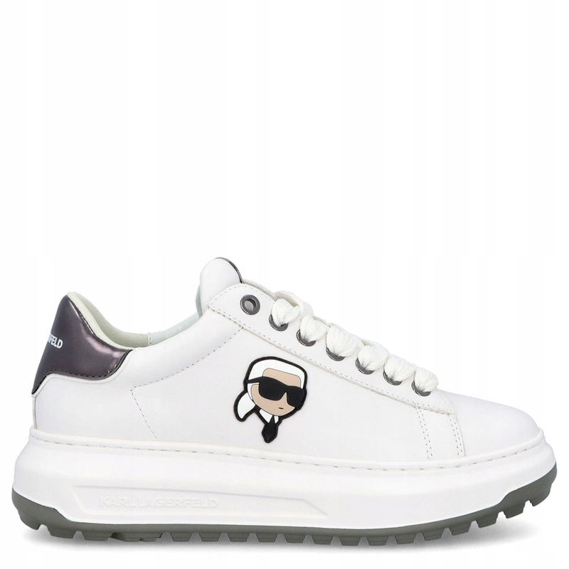 Pánske tenisky Karl Lagerfeld Kapri Lug KL57530 Biele 42