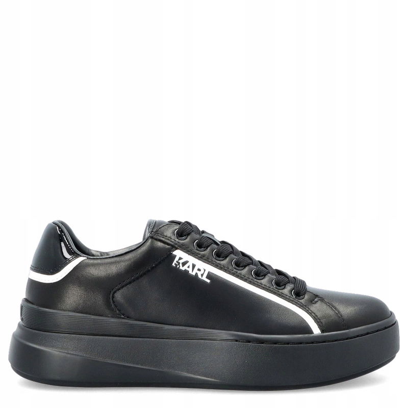 Pánske tenisky Karl Lagerfeld Kronos KL54020 Čierne 40