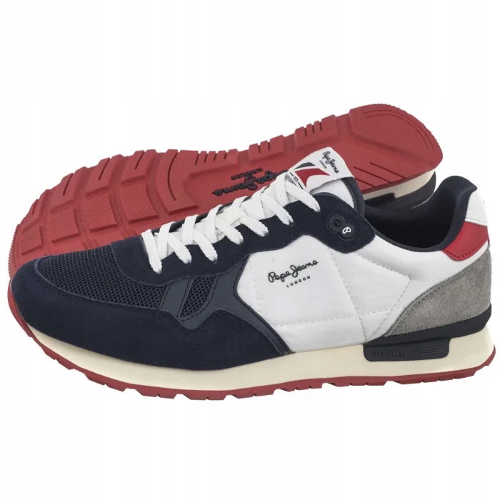 Pánske tenisky Pepe Jeans Brit Camp M Navy, tmavomodré