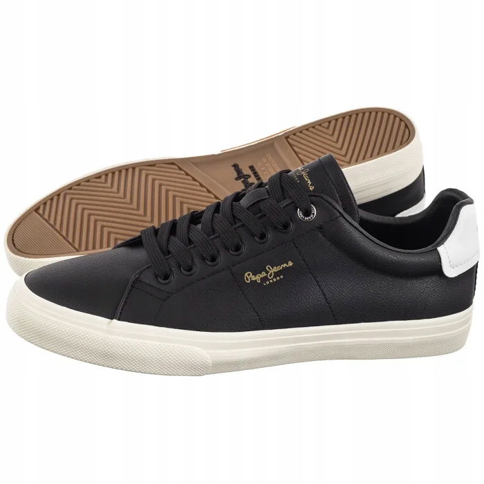 Pánske tenisky Pepe Jeans Kenton Fresh M Black PMS31076 999