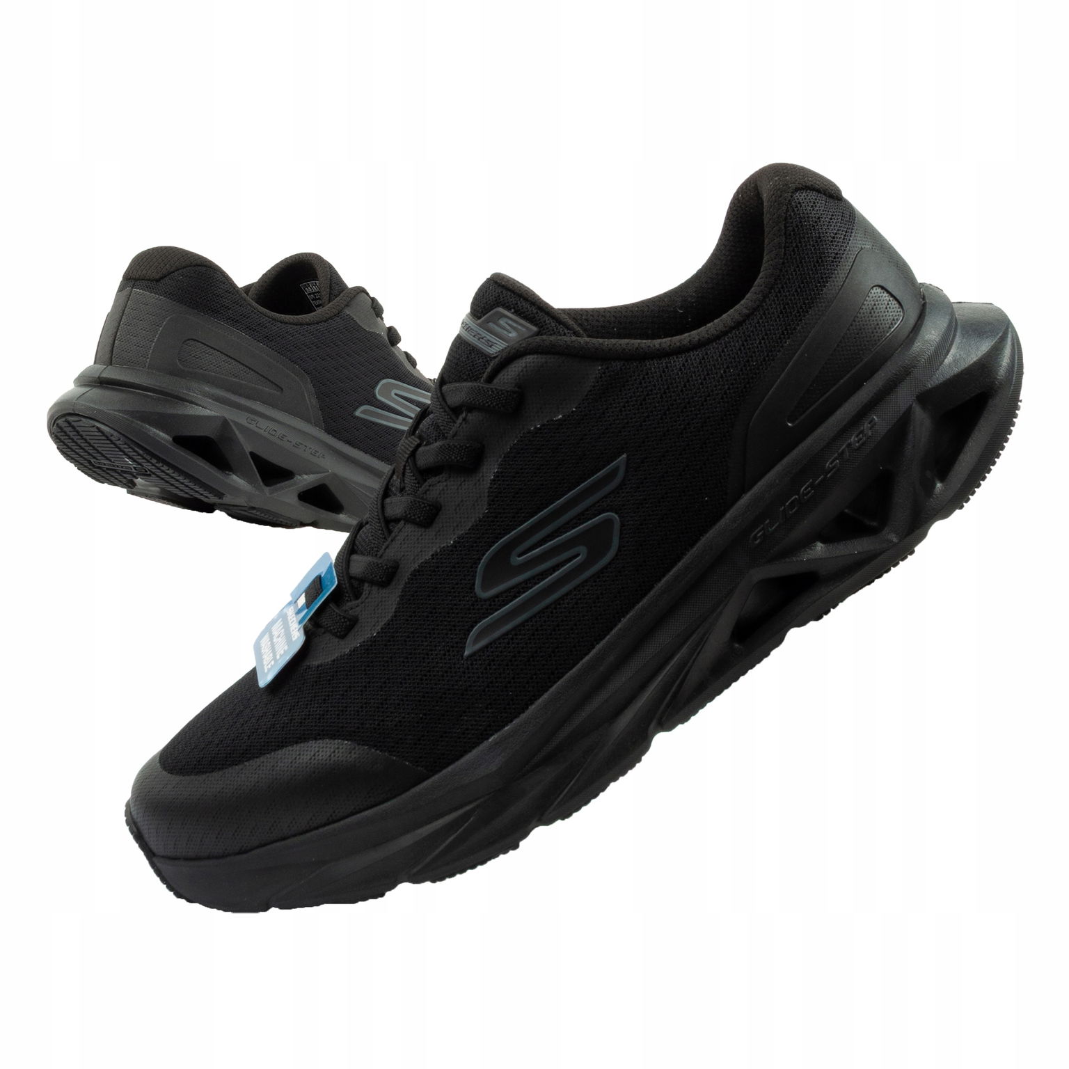 Pánske tenisky Skechers Glide-Step Vortex veľ.45, pohodlné, čierne