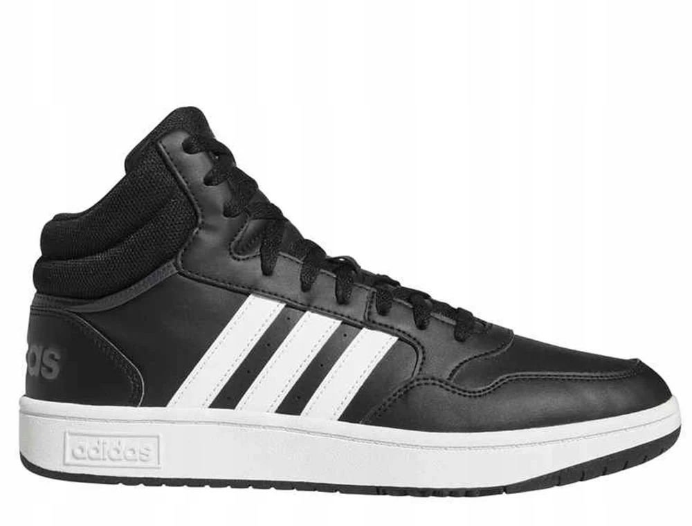 Pánske topánky adidas Hoops 3.0 Mid čierne vysoké GW3020 45 1/3