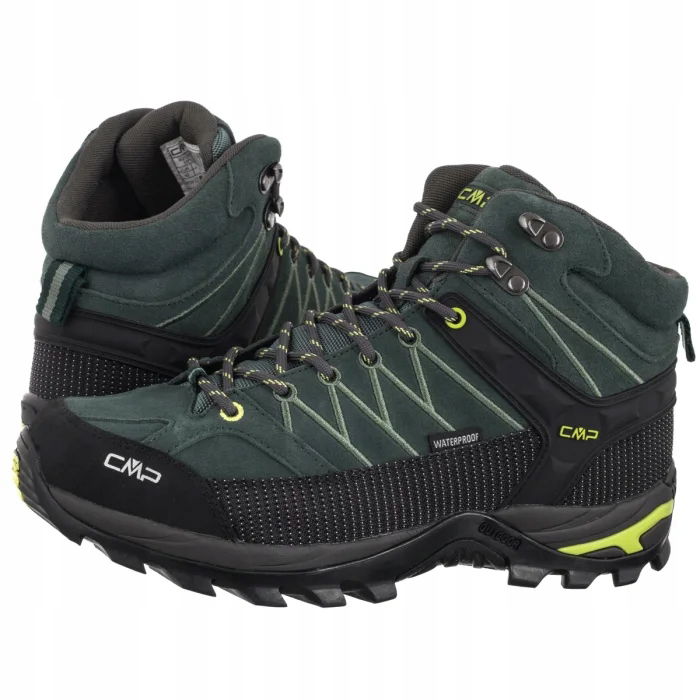 Pánske trekingové topánky Cmp Rigel Mid Trekking 3Q12947 Green Zelené