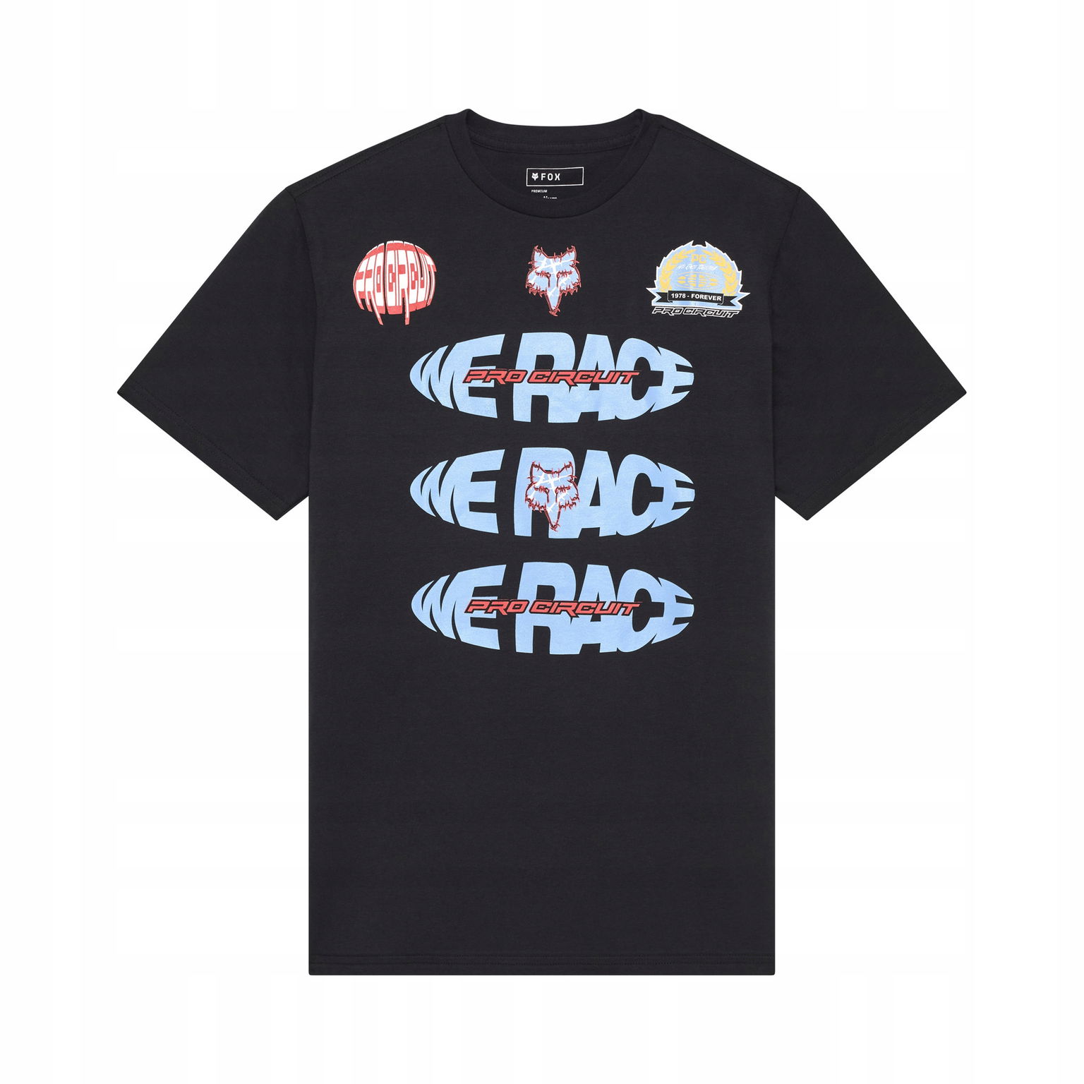 Pánske tričko Fox Pro Circuit Ss Tee 2X Black
