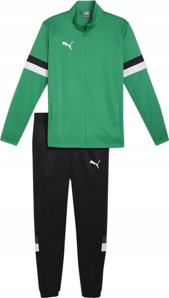Pánsky Dres Puma Team Rise Zeleno-čierny 658653 05 r S