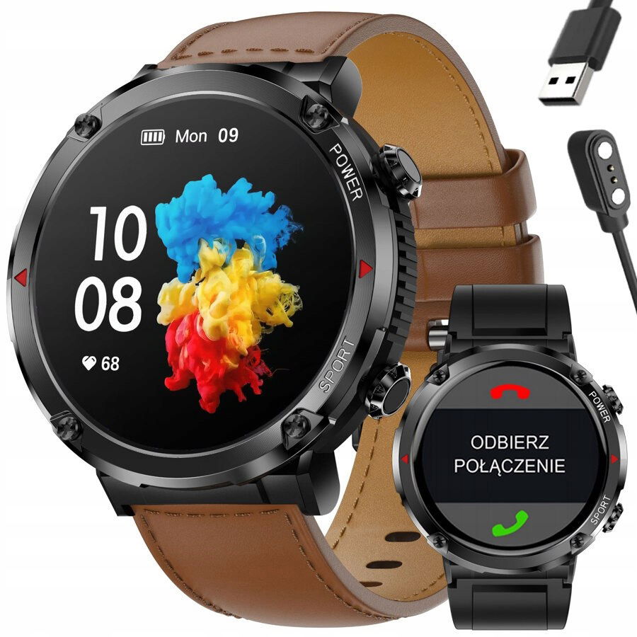Pánsky Smartwatch Gravity GT21-4 Bluetooth Call, Dodatkový Pás (sg025d)