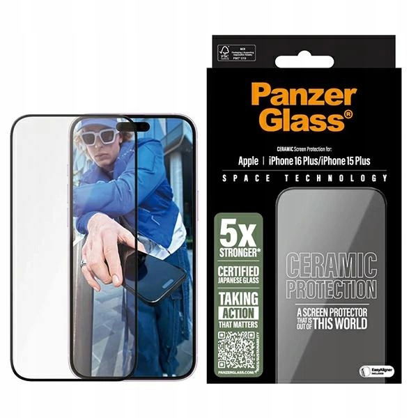 Panzerglass Tvrdené Sklo Ceramic Screen Protector Pre Iphone 16 Plus