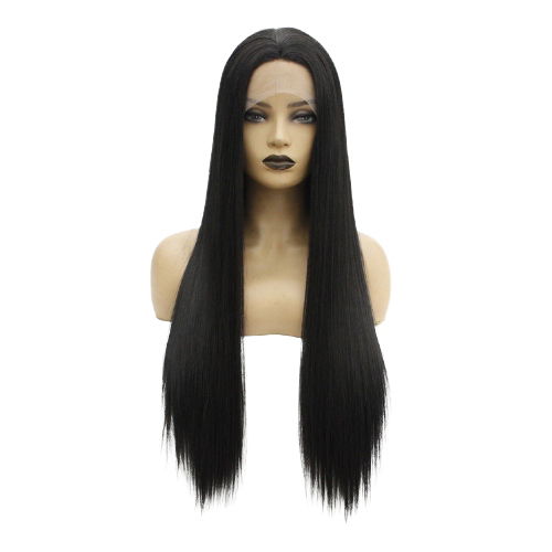 Paruka Lace Front čierna 40/55/80 cm čiapka Zadarmo