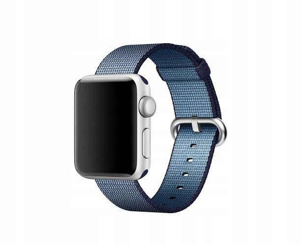 Pásik Apple Watch MPW82ZM/A 42/44/45mm Woven Nylon Band modrý