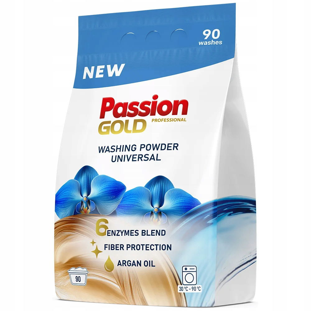 Passion Gold Universla Prášok Na Farebné A Biele Pranie 5,4 Kg 90 Praní