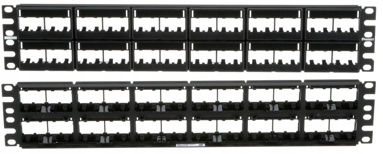 Patch panel Patchpanel 19" Rack 48p Utp CPPL48WBLY