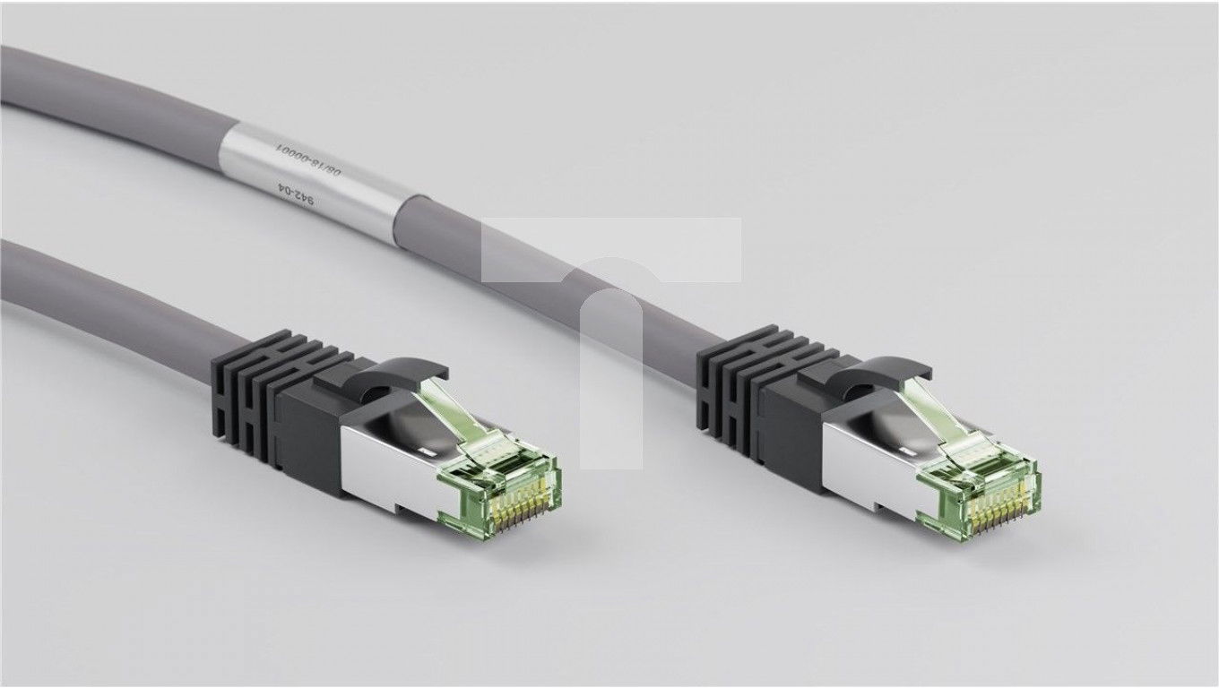 Patchcord patch kábel S/ftp (PiMF) kat.8.1 Lszh sivý 25 m 55144