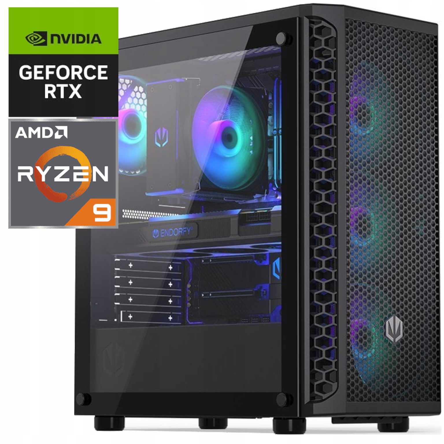 Pc Pre Hry RTX5060 l Ryzen 9 5900X l 64GB Ram l 1TB Ssd Win 11 Pro