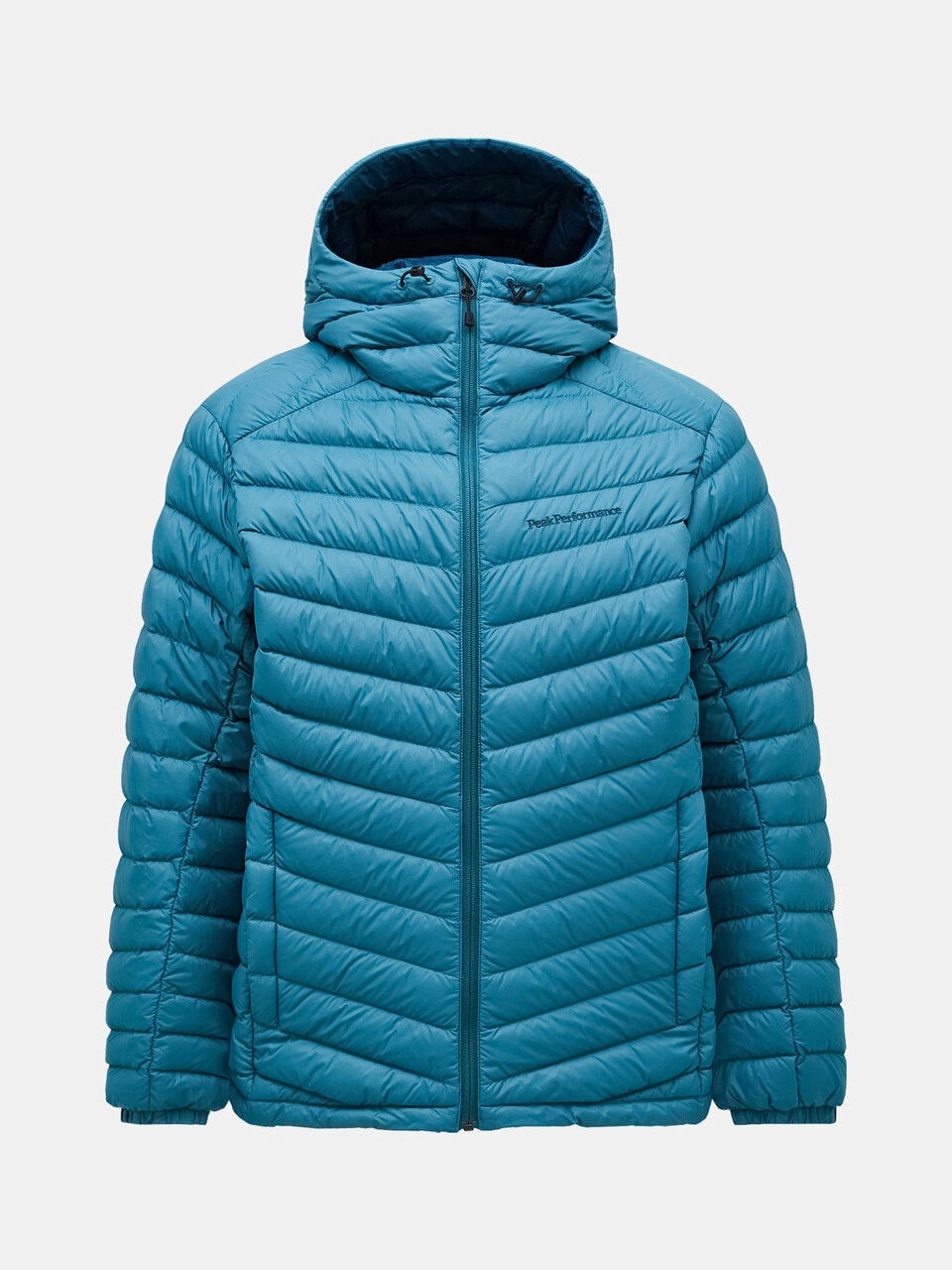 Peak Performance Bunda Pánska Frost Down Hood Infinity Teal XXL