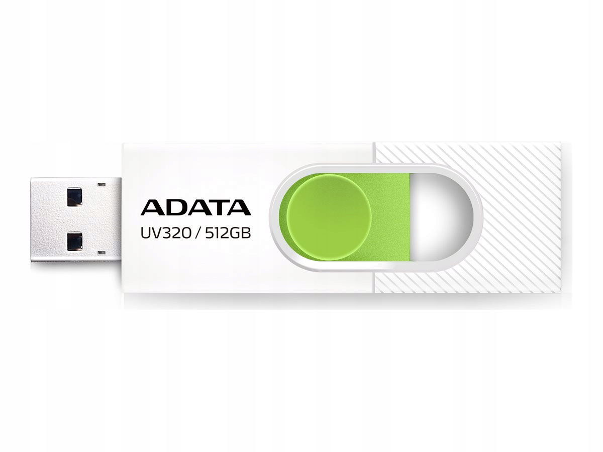 Pendrive Adata UV320 512 Gb, Usb 3.2 Gen 1, bielo-zelený Adata