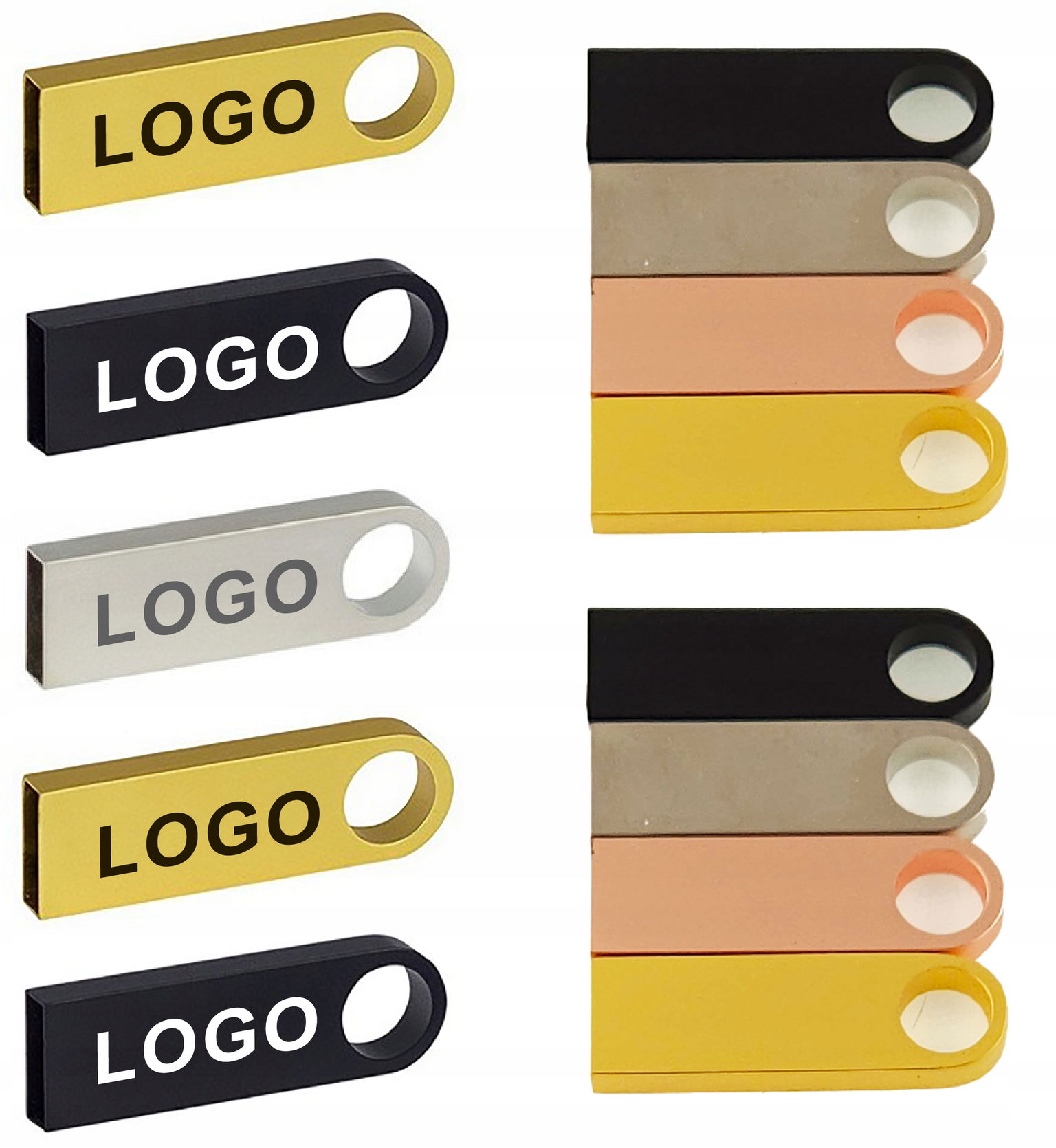 Pendrive M011 kovový 128GB usb3.0 s vaším Logom, textom, gravírovaním 10 ks