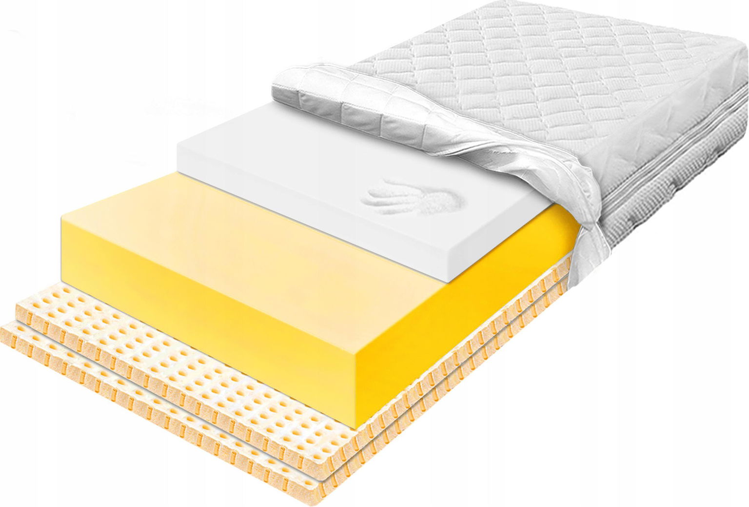 Penový matrac 160x170 visco a hypoalergénny latex H2, priedušná pena