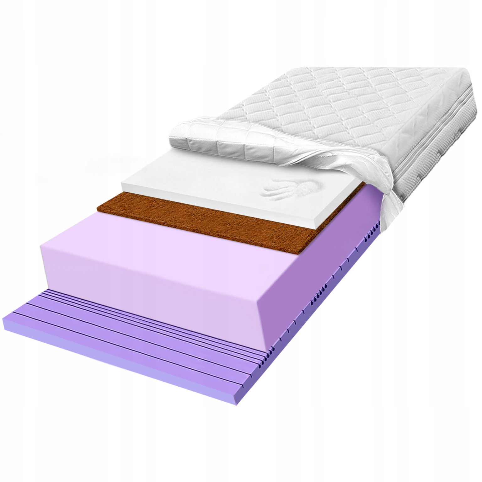 Penový matrac 170x190 H3 H4 kokos a termoplastický pevný 20cm