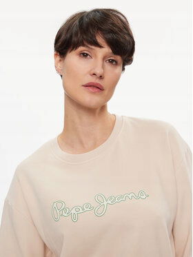Pepe Jeans Dámska mikina béžová PL581430