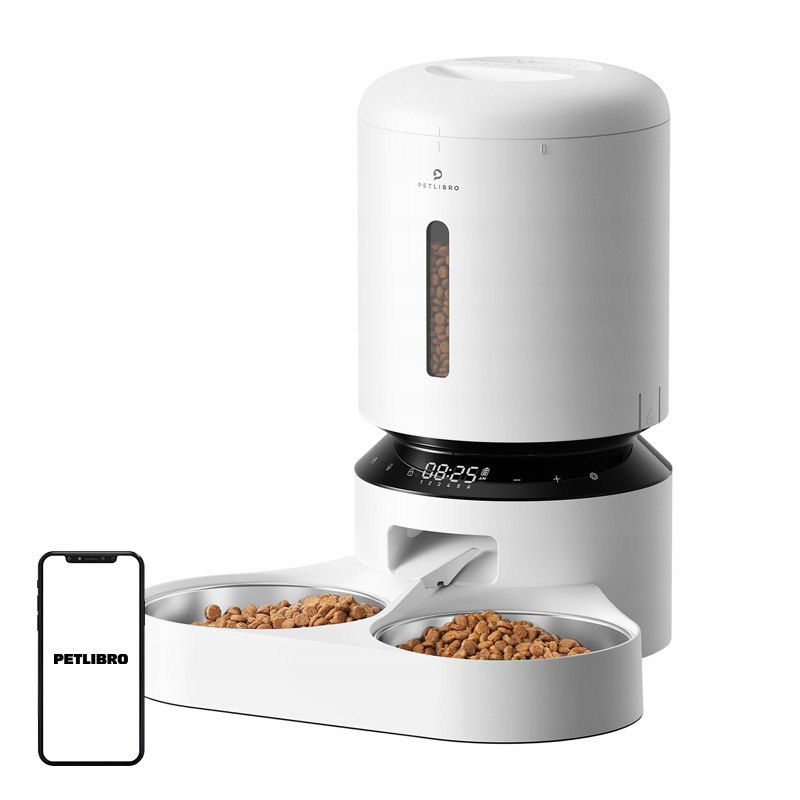 Petlibro Granary Automatický dávkovač krmiva s dvojitou miskou Wifi 5 l
