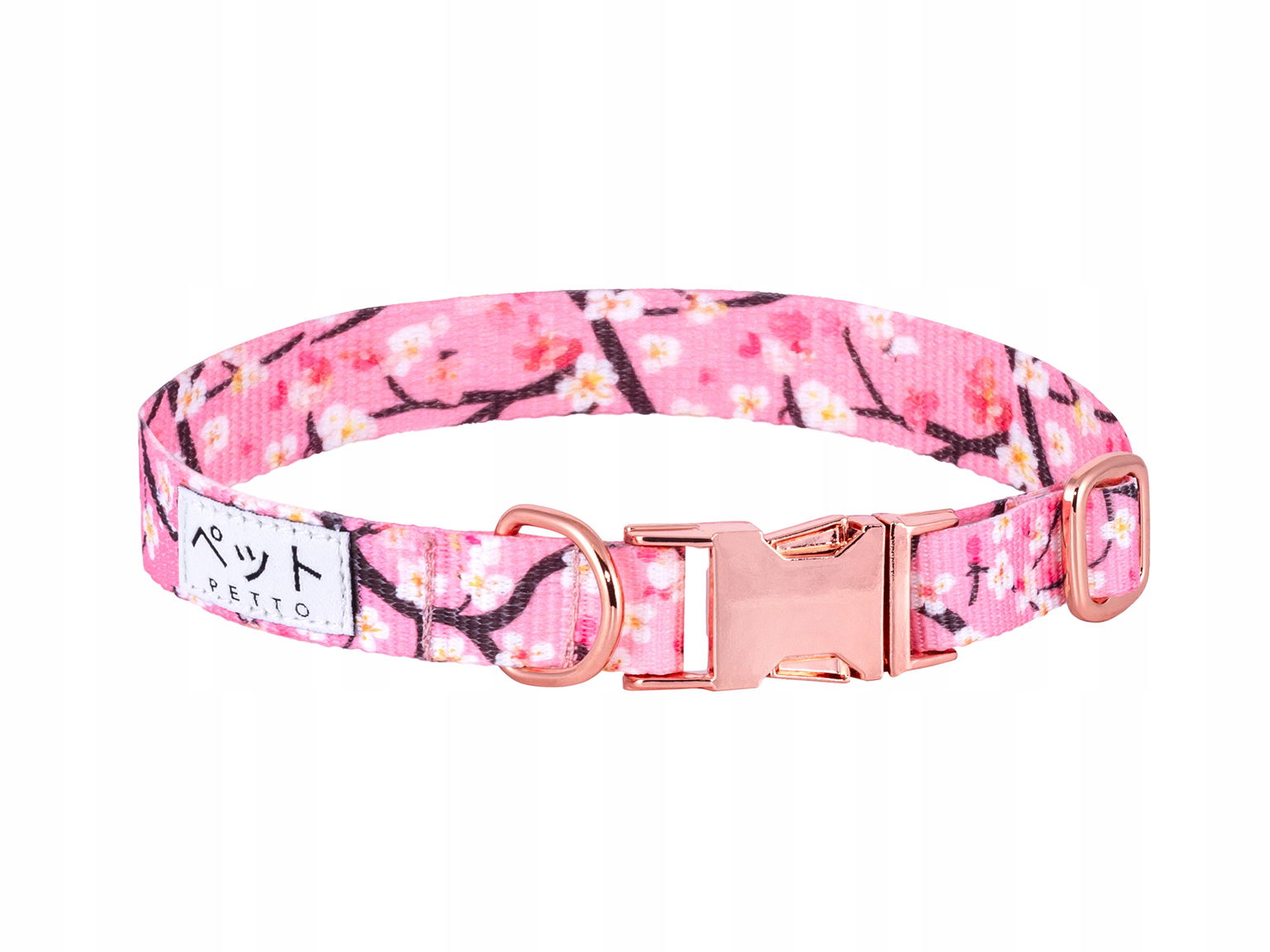 Petto Obojok pre psa Eri Sakura Rose Gold M