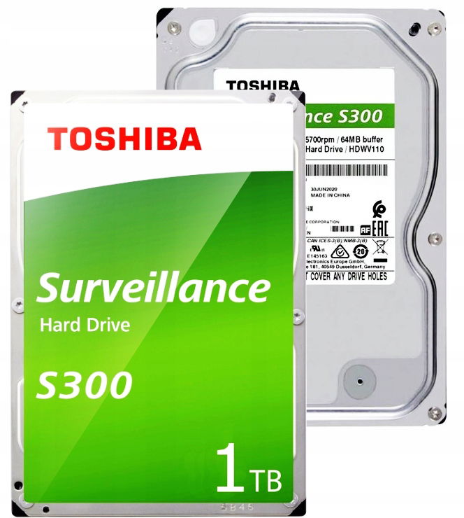 Pevný disk 1TB Toshiba S300 Surveillance pre Cctv