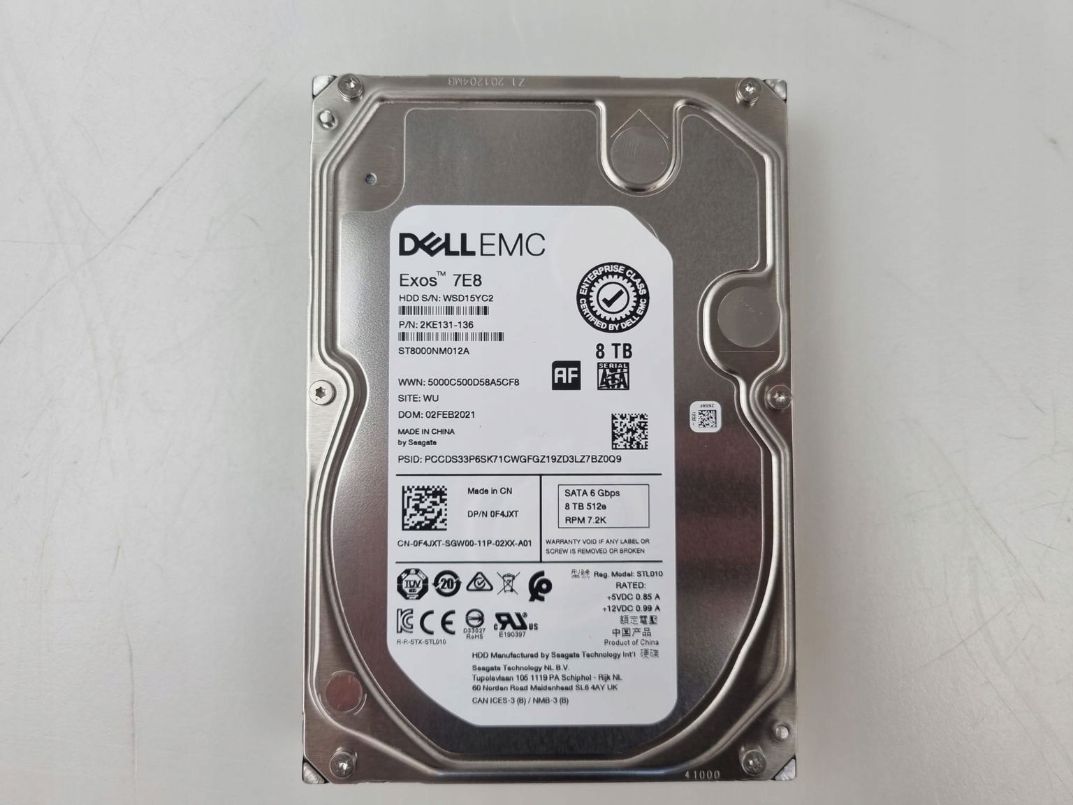 Pevný disk Dell Exos 7E8 8TB ST8000NM012A