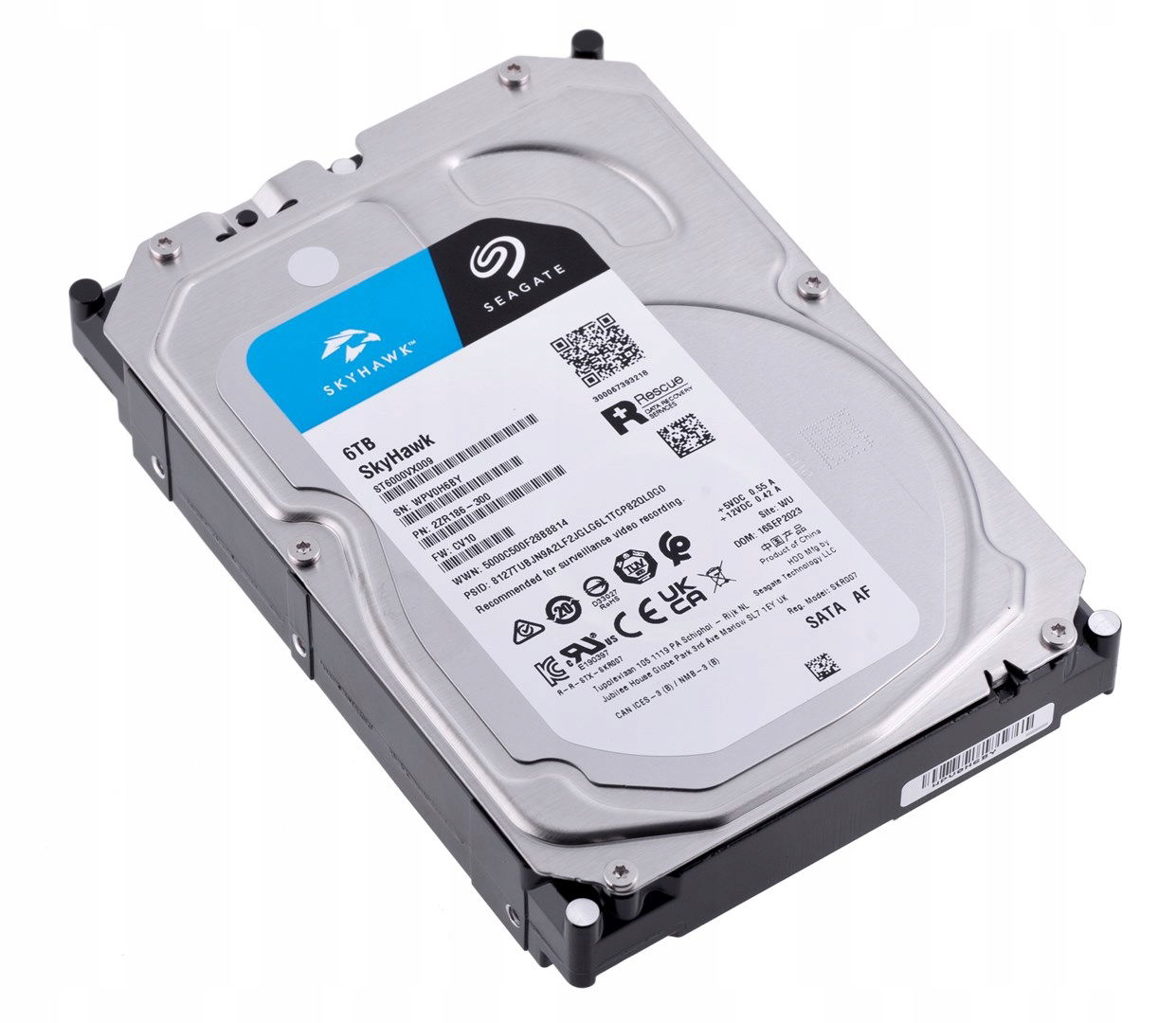 Pevný disk Hdd Seagate SkyHawk 6TB 3,5" Sata ST6000VX009