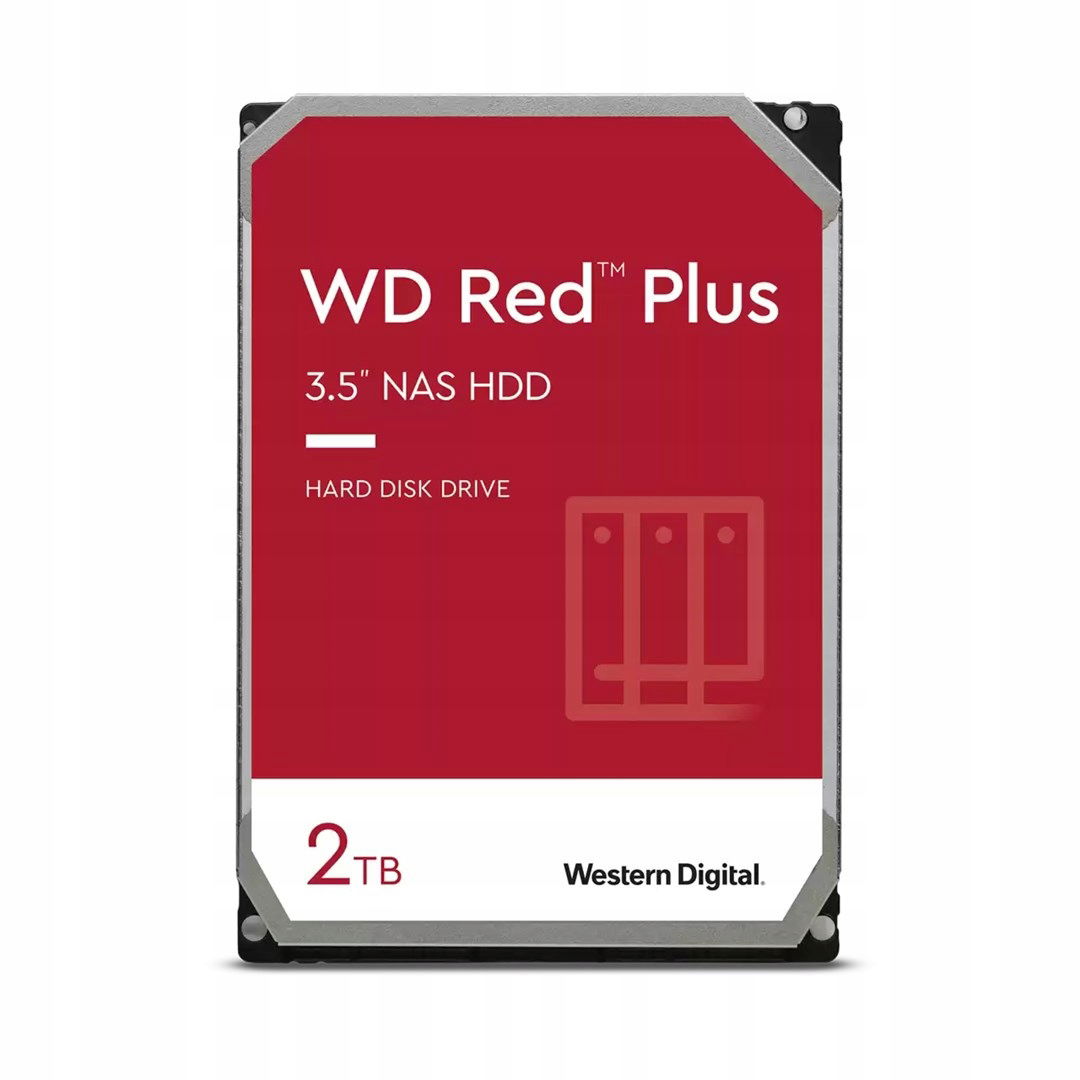 Pevný disk Hdd Wd Red Plus 2TB 3,5" Sata WD20EFPX