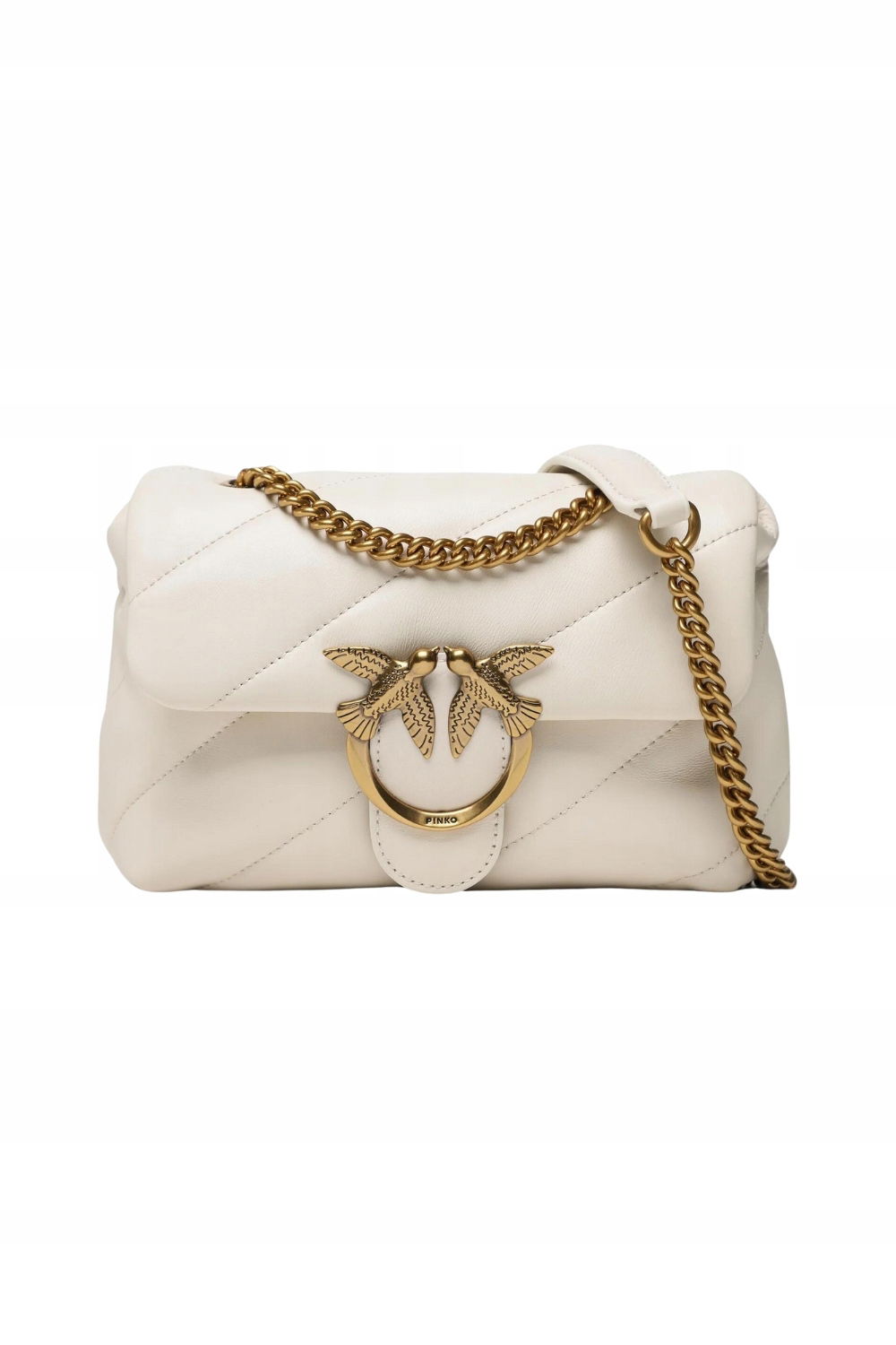 Pinko Biela dámska kabelka Love Puff Mini CL