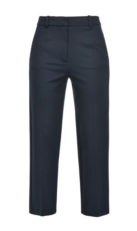 Pinko Elegantné tmavomodré nohavice Aranciata S 36