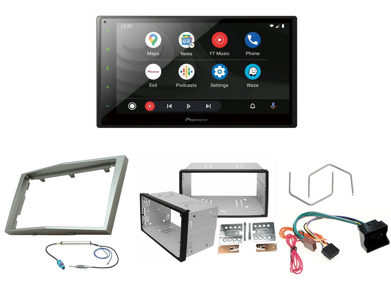 Pioneer SPH-DA160DAB CarPlay pre Opel Corsa D