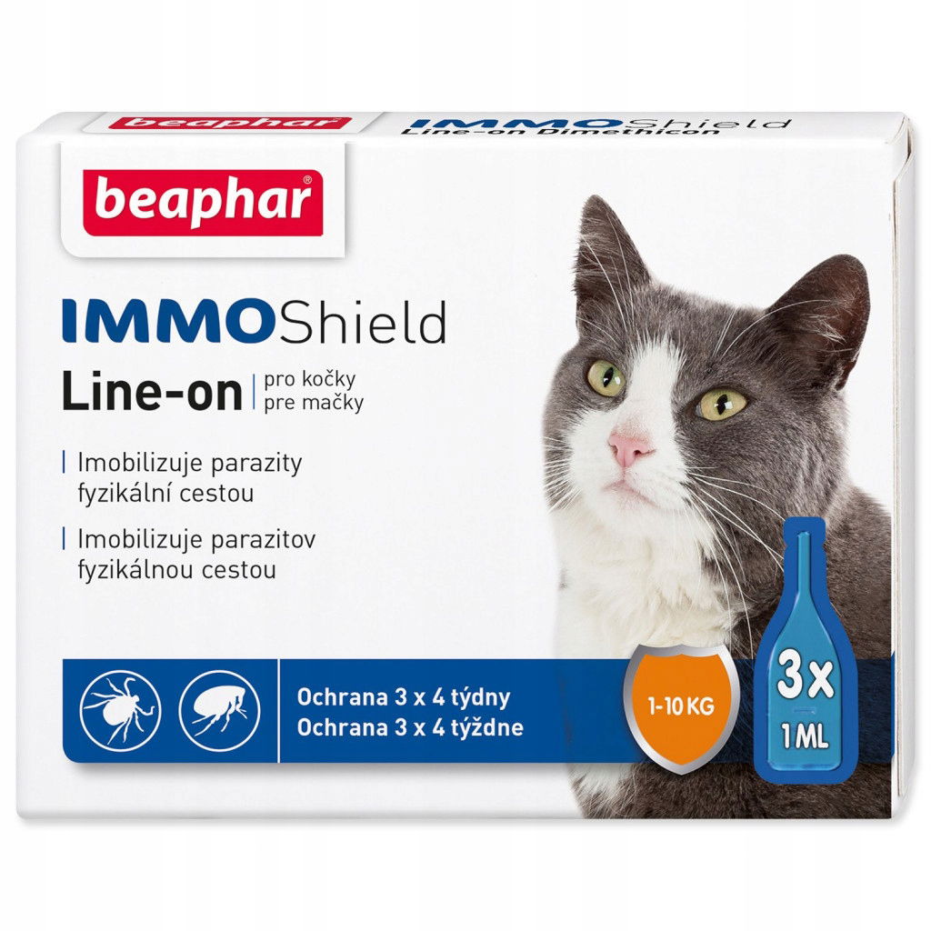Pipeta Beaphar Line-on Immo Shield mačka