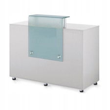Písací stôl na recepciu BD-3307 Biely