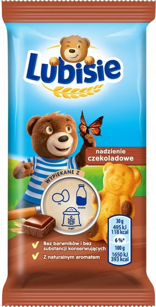 Piškóty Petitki Lubisie Čokoládové 30 g