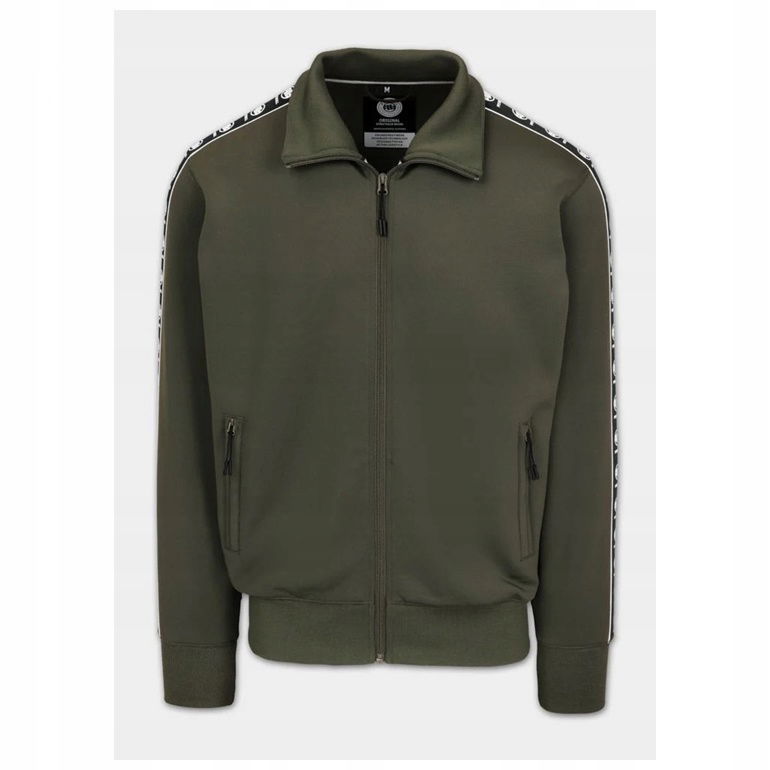 Pit Bull Pánska Rozopínateľná Mikina Oldshool Trackjacket Powers Old Green veľ. S