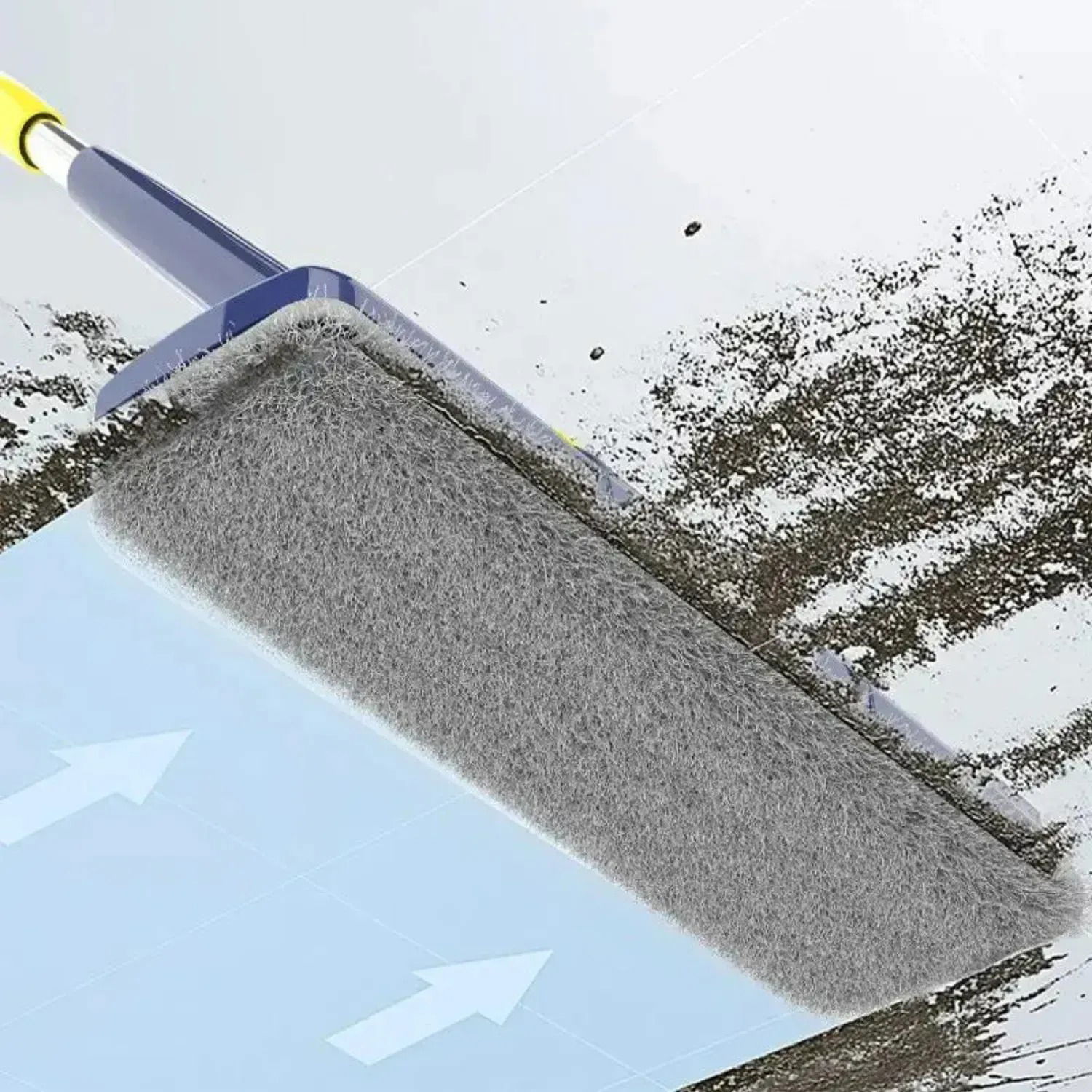 Plochý mop otočný o 360° s odšťavovačom na podlahy a okná