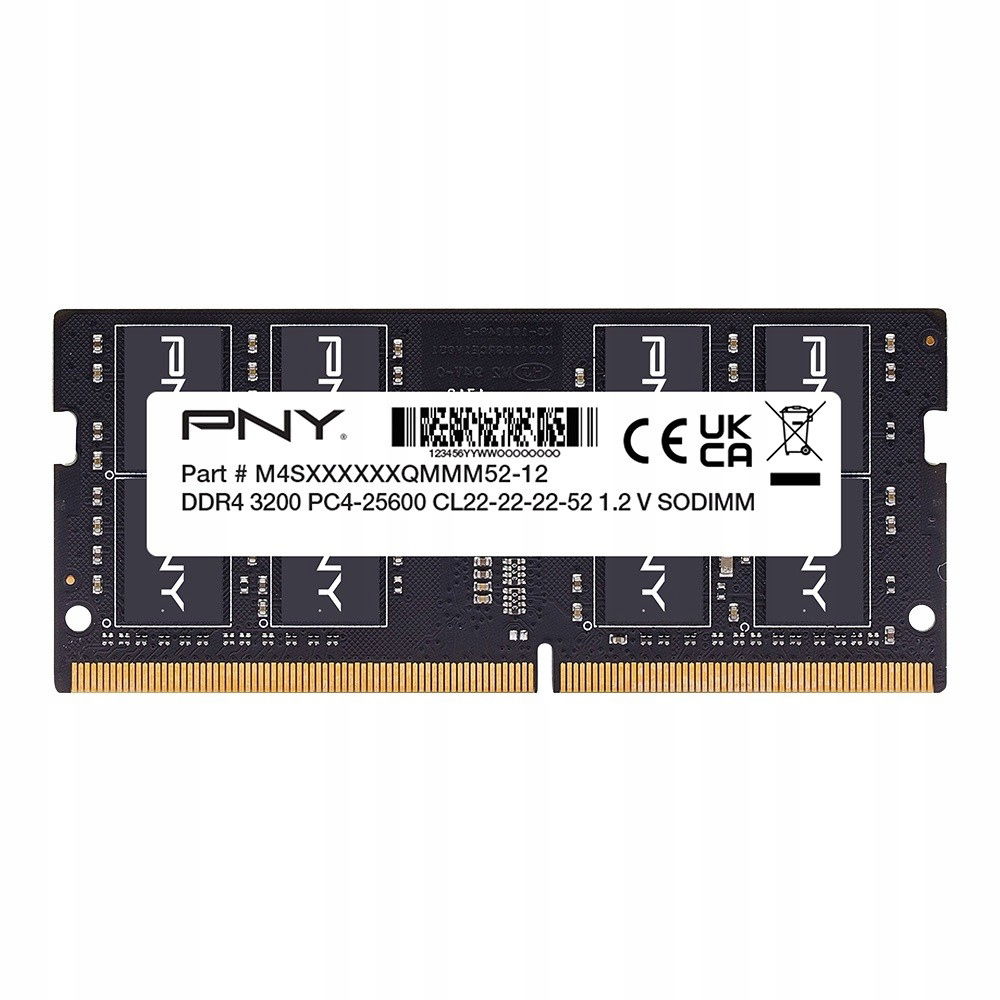 Pny Pamäť notebooku 16 Gb DDR4 Sodimm 3200