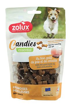 Pochúťka pes Candies kocky hydina,pečeň 150g Zolux