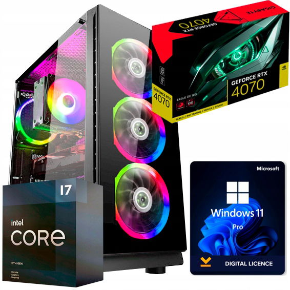 Počítač Gamer Evolution i7-11700KF 32GB/1TB Ssd Rtx 4070 12GB