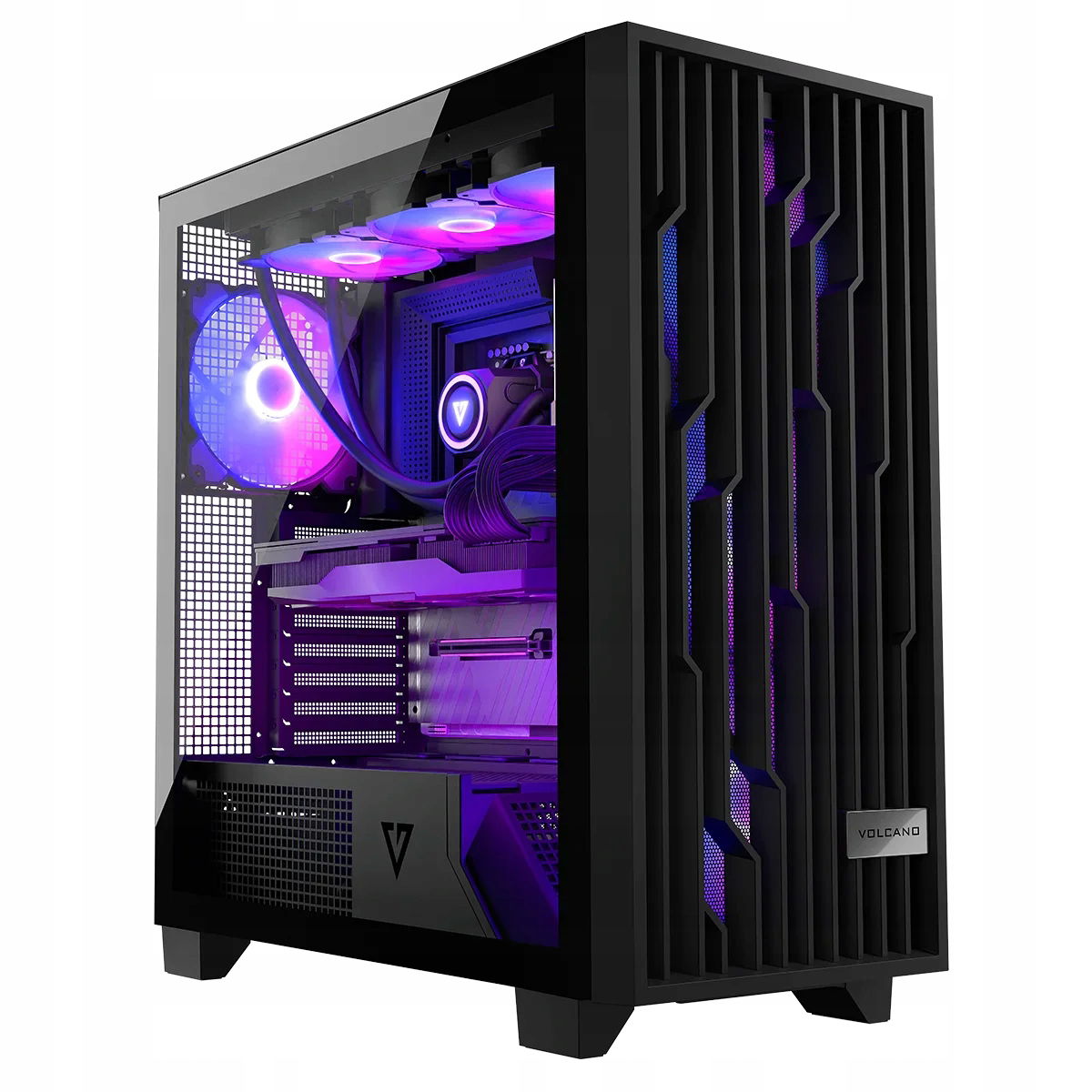 Počítač Volcano AMD-9600X Rtx 4060 48 Gb 2000SSD W11Pro