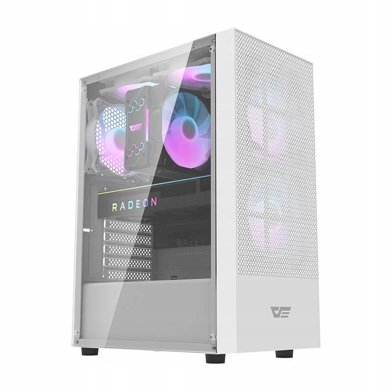 Počítačová skriňa Darkflash A290 (biela) 3 ventilátory Rgb