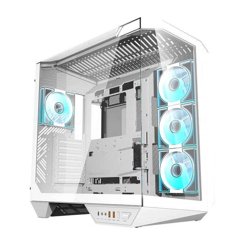 Počítačová skriňa Darkflash DY470 Biela 4 ventilátory Atx