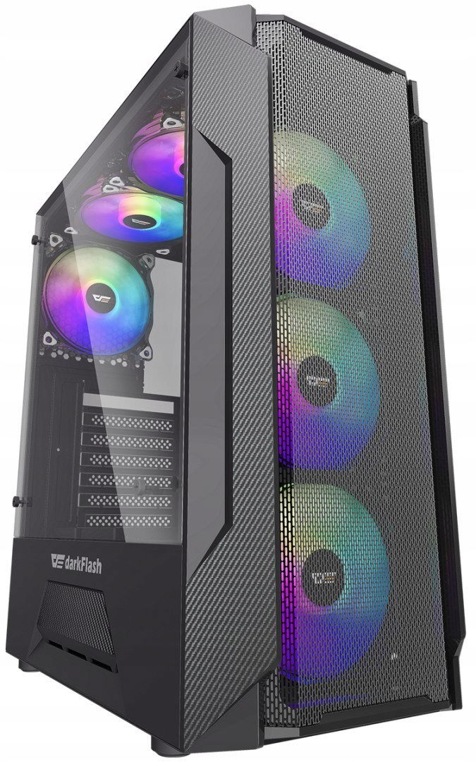 Počítačová skriňa Darkflash Leo (čierna)