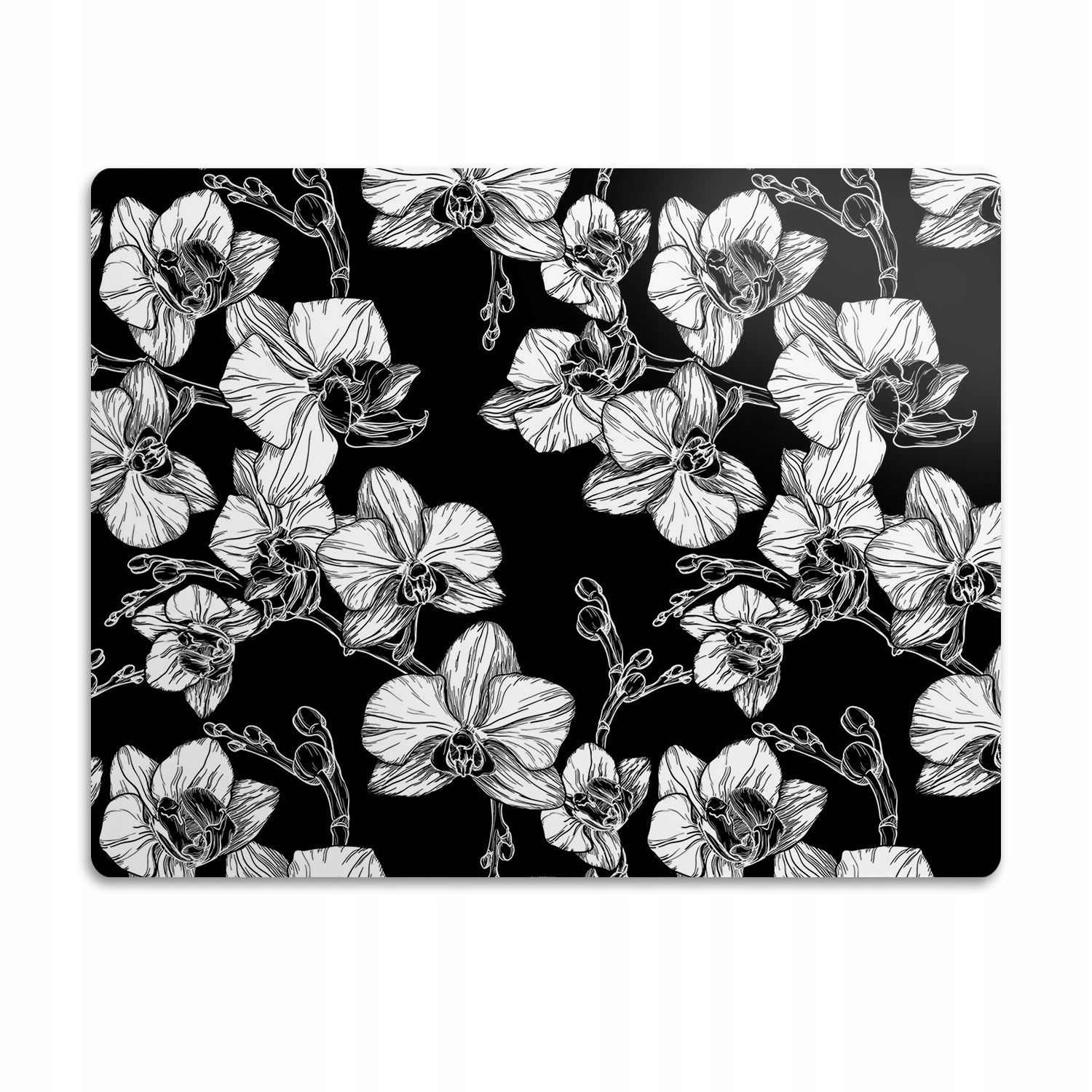 Podložka pod toaletu pre mačku Orchidey kvety 60x40 cm