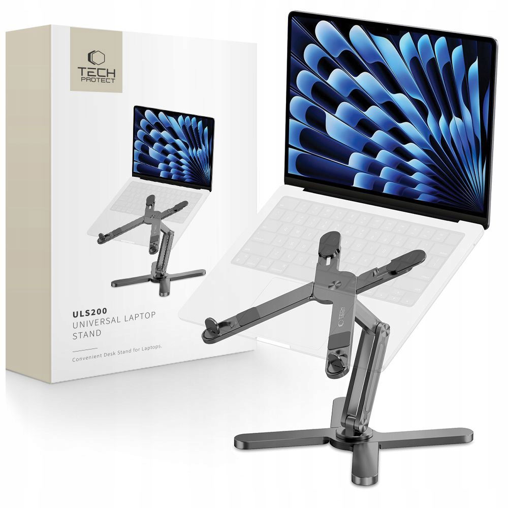 Podstavec Tech-Protect ULS200 univerzálny pre notebooky do 16" sivý