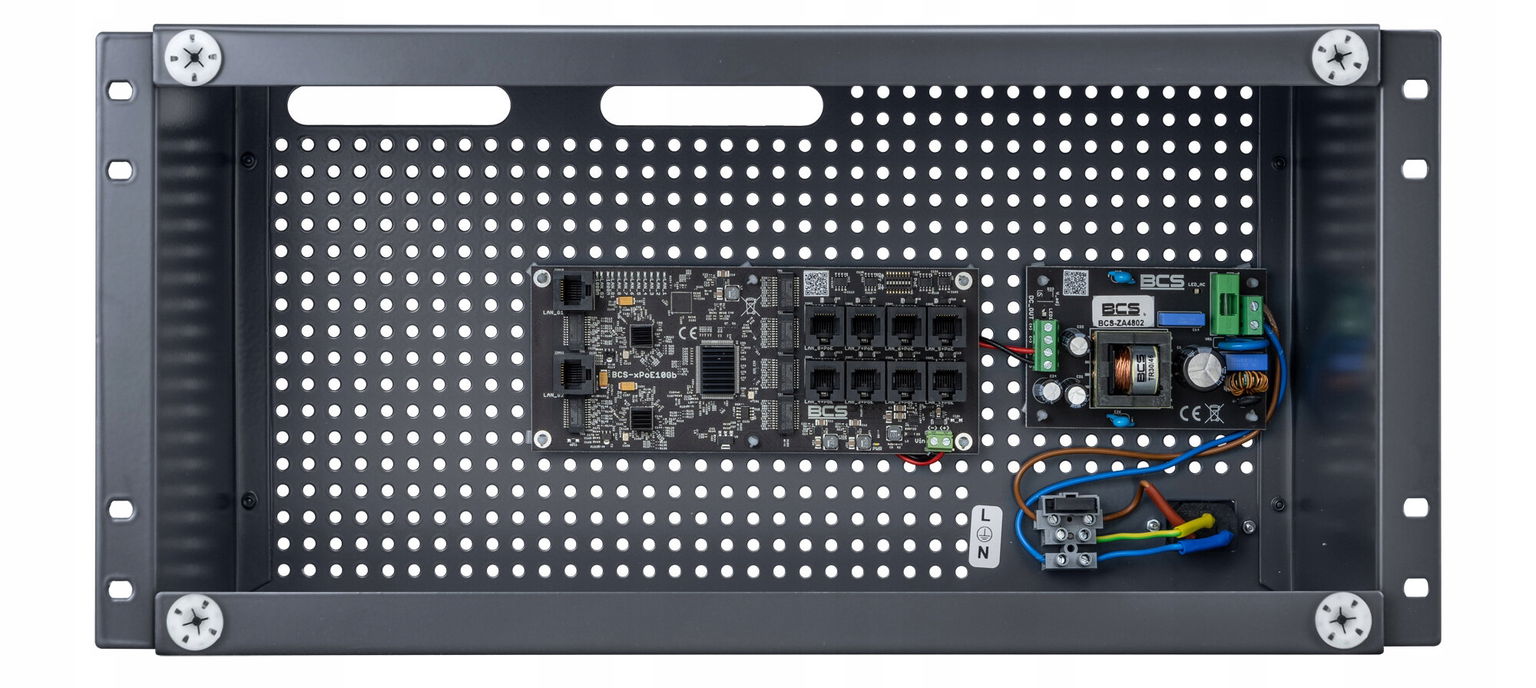 PoE prepínač pre 8 Ip kamier BCS-IP8Gb/RACK5U